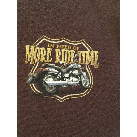 Motorcycle In Need of More Ride Time Can't Get Enough Bike Week Biker Open Road - Picture 3 of 5